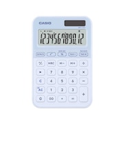 カシオ　デザイン電卓 ミニジャストタイプ［12桁］ライトブルー MWC20DLBN