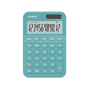 カシオ　デザイン電卓 ミニジャストタイプ［12桁］ターコイズ MWC20DTUN
