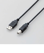 エレコム USB2.0ケーブル/A-Bタイプ/ノーマル/3m/ブラック U2CBN30XBK