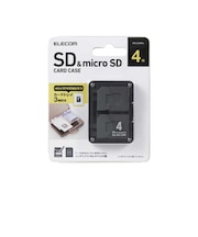 エレコム SDケース/4枚収納/SD/microSD CMC06NMC4