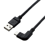 エレコム カメラ接続用L字USBケーブル(Type-Cタイプ) 3.0m DGWACL30BK