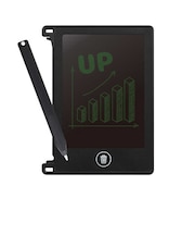 ITPROTECH　電子メモパッド 4.5インチ ［筆跡カラー：単色］ ブラック IPT45PADBKTI