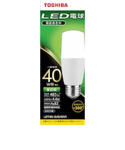 東芝 LED電球(T形)40W相当 昼白色 口金E26 LDT4NGS40V1