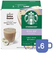ネスレ日本　ネスカフェ ドルチェ グスト 専用カプセル スターバックス ホワイト モカ(6杯分) ホワイト モカ（6杯分） NDGSWM01