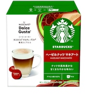 ネスレ日本　ネスカフェ ドルチェグスト 専用カプセル スターバックス ヘーゼルナッツマキアート(6杯分) NDGSHN01