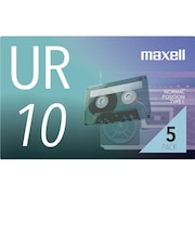 マクセル オーディオカセットテープ10分5巻パック UR10N5P