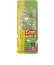ヤザワ 省エネクリプトン球40W形クリア5P P351736C5PYZ