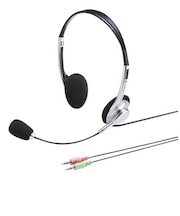 サンワサプライ　ヘッドセット[φ3.5mm ミニプラグ]マルチメディアPCヘッドセット(シルバー) MMHS515SVN