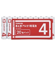 ビックアイデア　単4形アルカリ乾電池 20本-S ［20本 / アルカリ］ 【7年保存可能】 LR03BIMS20P