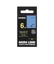 カシオ　スタンダードテープ NAME LAND(ネームランド) 青 XR6BU