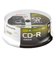 VERBATIMJAPAN 音楽用CD-R 1-48倍速 700MB 20枚(スピンドル) MUR80FP20SD1B