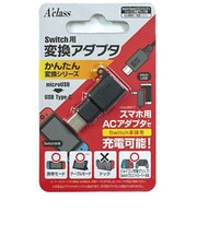 アクラス　Switch用変換アダプタ（microUSB→USBType-C） ｽｲｯﾁﾍﾝｶﾝｱﾀﾞﾌﾟﾀﾞMICRO