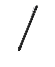 エレコム タッチペン iPad スマホ タブレット対応 スタイラスペン シリコンペン先 極細・軽量 スリム クリップ付 PTPSLIMBSBK