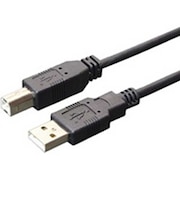 ナカバヤシ USB2.0ケーブル A ⇔ B 1m USBB10BK