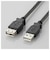 エレコム　USB-A延長ケーブル [USB-A オス→メス USB-A /1.5m /USB2.0] ブラック U2CE15BK