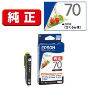 エプソン 純正プリンターインク 標準タイプ ブラック ICBK70