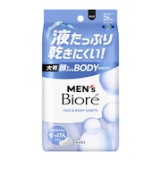 花王 メンズビオレ顔もふけるボディシート清潔感のあるせっけんの香り MEN’s Biore MビオレF&Bシートセッケン