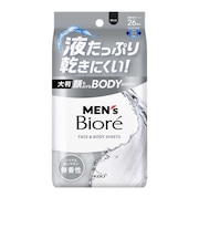 花王 メンズビオレ顔もふけるボディシート無香性 MEN’s Biore MビオレF&Bシートムコウ