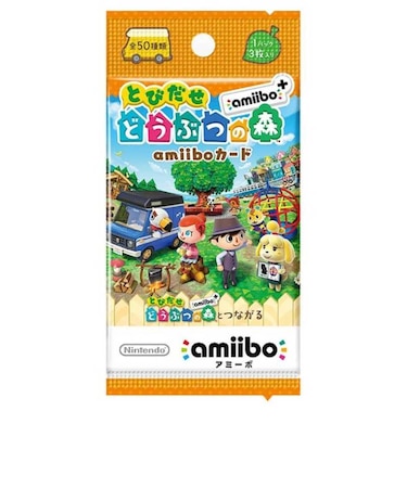 任天堂 『とびだせ どうぶつの森 amiibo+』amiiboカード トビダセドウモリアミーボ+アミー<br>★こちらの商品は人気商品のため、色違い・仕様違い等含め「一家族1台限り」でのご協力をお願いしております。