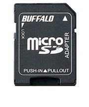 BUFFALO microSDカード→SDカード変換アダプター BSCRMSDA