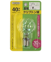 ヤザワ 省エネクリプトンランプ40W形クリア P351736CYZ