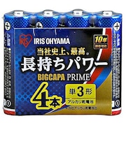 アイリスオーヤマ　単3乾電池 BIG CAPA PRIME(ビッグキャパ) [アルカリ/4本] LR6BP4P