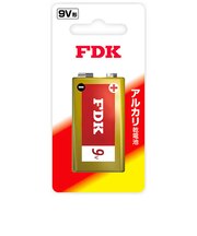 FDK アルカリ乾電池9V形 9V 1個 ブリスターパック 6LR61(B)