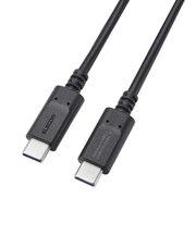 エレコム 240W PD EPR USB Type-C ケーブル 0.5m eMarker 480Mbps ブラックMPACCPE05BK