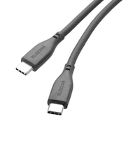 エレコム USB Type-C to USB Type-Cケーブル シリコン USB Power Delivery対応 最大100W 2.0mMSCC5PSS20GY