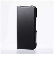 エレコム Google Pixel 10a ケース 手帳型 カバー マグネット フラップ 衝撃吸収 超軽量 薄型 スタンド機能付 Ultra Slim ブラックPMP261PLFUKBK