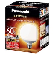 パナソニック　LED電球 ホワイト [E26/電球色/60W相当/ボール電球形/広配光]LDG6LG95W