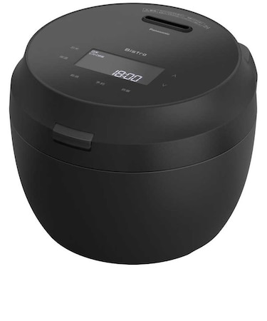 パナソニック　炊飯器 5.5合 Bistro ビストロ Wおどり炊き 可変圧力IHジャー ダイヤモンド竈（かまど）釜 ブラックSR-X710E