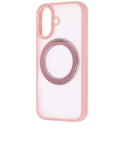 レイアウト iPhone 17 HBケース シルキーマット マグ充電対応 リング付/ピンクRTP61BS11P