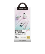PGA　イヤホン インナーイヤー型 Type-C Premium Style [ USB ] オーロラ / ホワイトPGARSEIE2WH1