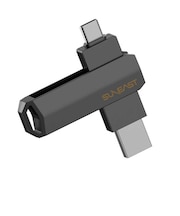 SUNEAST　外付けSSD スティック型 Revolve R10 シリーズ 1TB USB 3.2(Gen 2)USB Type C/USB-A両対応 回転式カバー  ［ポータブル型］SE-PS0001T2LO1BF