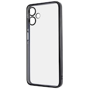 レイアウト Galaxy A25 5G Like standard 精密設計 カメラ保護 衝撃吸収 バンパー メタリック TPUソフトケース / ブラックRTGA25PFC2BM