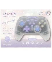 エラムド Switch2用ワイヤレスコントローラー LUMIS クリアホワイトSwitch2ワイヤレスコントローラLU<br>★こちらの商品は人気商品のため、色違い・仕様違い等含め「一家族1台限り」でのご協力をお願いしております。