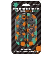 エラムド Switch2用ジョイコン2用ソフトカバー ペイントカラー オレンジ&グリーンジョイコン2ソフトカバーオレンジク<br>★こちらの商品は人気商品のため、色違い・仕様違い等含め「一家族1台限り」でのご協力をお願いしております。