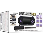 コロンバスサークル IPS 16ビットポケットHD(SFC用互換機) ブラック&パープルIPS16ビットポケットHDBP<br>★こちらの商品は人気商品のため、色違い・仕様違い等含め「一家族1台限り」でのご協力をお願いしております。