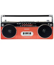アイワ　ステレオ型ラジカセ aiwa ［ワイドFM対応 /Bluetooth対応 ］ レッドGAA4RCP0002
