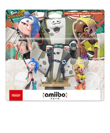 任天堂　amiibo すりみ連合セット[フウカ【レイダース】/ウツホ【レイダース】/マンタロー【レイダース】]（スプラトゥーンシリーズ）amiiboｽﾘﾐﾚﾝｺﾞｳｾｯﾄ<br>★こちらの商品は人気商品のため、色違い・仕様違い等含め「一家族１台限り」でのご協力をお願いしております。