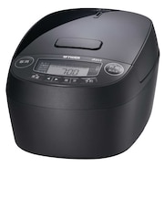 タイガー 炊飯器 5.5合 炊きたて 圧力IHジャー 遠赤3層土鍋コート釜 グロスブラックJPVM100