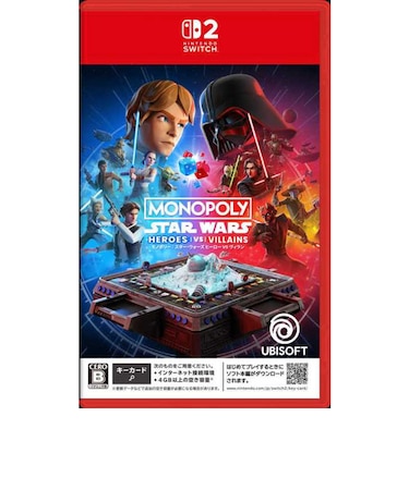 ユービーアイソフト Switch2ゲームソフト MONOPOLY:スター・ウォーズ ヒーロー vs ヴィランPOT-P-ABGTA<br>★こちらの商品は人気商品のため、色違い・仕様違い等含め「一家族1台限り」でのご協力をお願いしております。