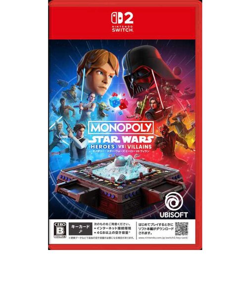 ユービーアイソフト Switch2ゲームソフト MONOPOLY:スター・ウォーズ ヒーロー vs ヴィランPOT-P-ABGTA<br>★こちらの商品は人気商品のため、色違い・仕様違い等含め「一家族1台限り」でのご協力をお願いしております。