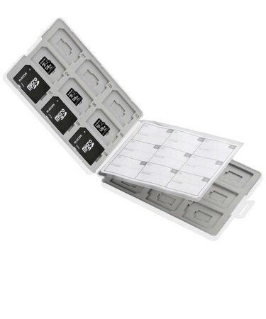 エレコム　SD microSDメモリカードケース(SD 18枚+microSD 18枚･ホワイト)CMCSDCPP36WH
