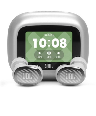 JBL　完全ワイヤレスイヤホン ［ワイヤレス(左右分離) / カナル型 / ノイズキャンセリング対応 / Bluetooth対応］ シルバーJBLLIVEBUDS4SIL