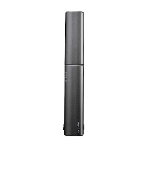 テスコム　コードレスモバイルヘアアイロン 17mm 160℃～210℃ 充電式(着脱式バッテリー) メタリックグレーTS510AH