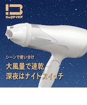 ビックアイデア 大風量ドライヤー ホワイトBITHD01W