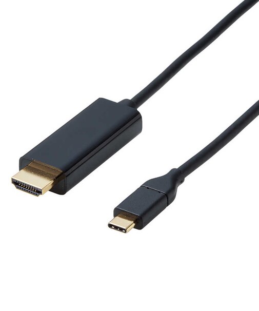 エレコム　映像変換ケーブル USB Type-C-HDMI ミラーリング対応 60Hz 1.0m CACCHDMI10BK3