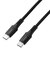 エレコム　240W PD EPR USB Type-C ケーブル 2m 高耐久ナイロン 断線に強い eMarker 480Mbps ブラック MPACCPES20BK